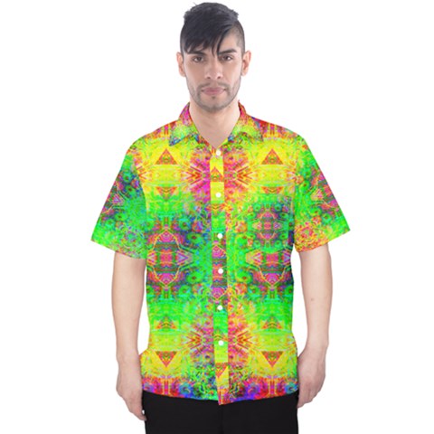 Higher Love Men s Hawaii Shirt by Thespacecampers