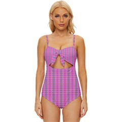 Higher Self Knot Front One-piece Swimsuit by Thespacecampers