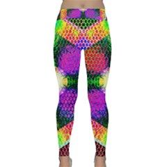 Honeycomb High Classic Yoga Leggings by Thespacecampers