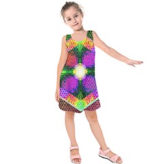 Honeycomb High Kids  Sleeveless Dress by Thespacecampers