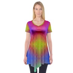 Infinite Connections Short Sleeve Tunic  by Thespacecampers