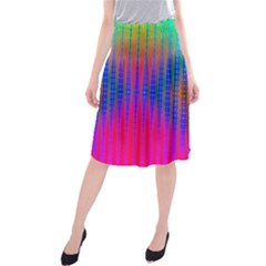 Intoxicating Rainbows Midi Beach Skirt by Thespacecampers