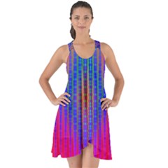 Intoxicating Rainbows Show Some Back Chiffon Dress by Thespacecampers