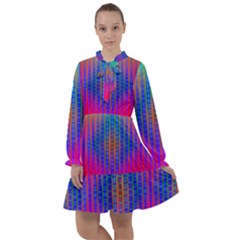 Intoxicating Rainbows All Frills Chiffon Dress by Thespacecampers