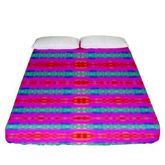 Love Burst Fitted Sheet (king Size) by Thespacecampers