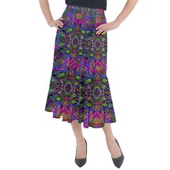 Mind Bender Midi Mermaid Skirt by Thespacecampers