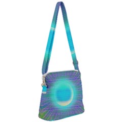 Moonburst Zipper Messenger Bag by Thespacecampers