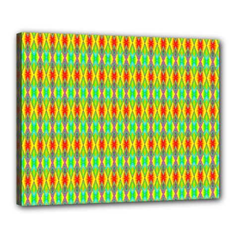 Neon Angles Canvas 20  X 16  (stretched) by Thespacecampers