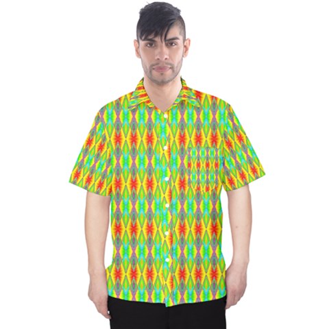 Neon Angles Men s Hawaii Shirt by Thespacecampers