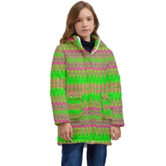 Neon Hopes Kid s Hooded Longline Puffer Jacket