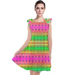 Peace And Love Tie Up Tunic Dress by Thespacecampers