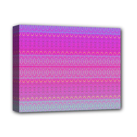 Pink Paradise Deluxe Canvas 14  X 11  (stretched) by Thespacecampers