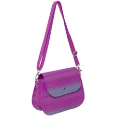 Pink Paradise Saddle Handbag