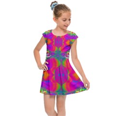 Plasma Ball Kids  Cap Sleeve Dress by Thespacecampers