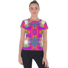 Plasma Ball Short Sleeve Sports Top  by Thespacecampers