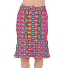 Psychedelio Short Mermaid Skirt by Thespacecampers