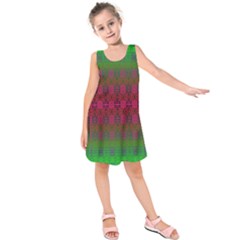 Synchronicity Sings Kids  Sleeveless Dress by Thespacecampers