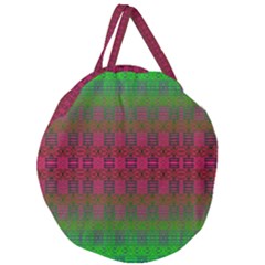 Synchronicity Sings Giant Round Zipper Tote by Thespacecampers