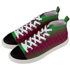 Synchronicity Sings Men s Mid-top Canvas Sneakers by Thespacecampers