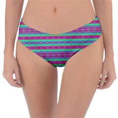 Teal Twists Reversible Classic Bikini Bottoms