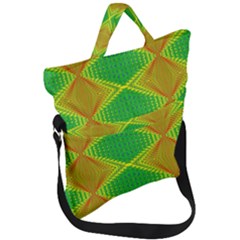 Twisty Trip Fold Over Handle Tote Bag