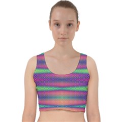 Universal Layers Velvet Racer Back Crop Top by Thespacecampers