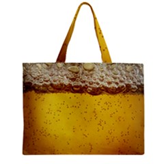 Beer-bubbles-jeremy-hudson Zipper Mini Tote Bag by nate14shop