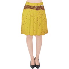 Beer-bubbles-jeremy-hudson Velvet High Waist Skirt by nate14shop