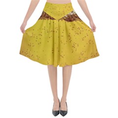 Beer-bubbles-jeremy-hudson Flared Midi Skirt