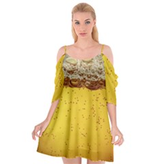 Beer-bubbles-jeremy-hudson Cutout Spaghetti Strap Chiffon Dress by nate14shop