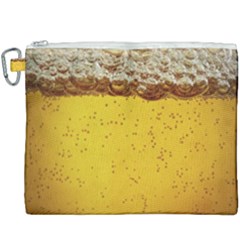 Beer-bubbles-jeremy-hudson Canvas Cosmetic Bag (xxxl) by nate14shop