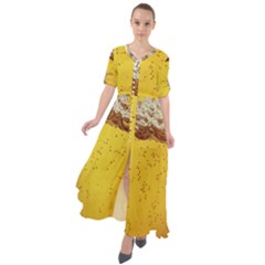 Beer-bubbles-jeremy-hudson Waist Tie Boho Maxi Dress by nate14shop