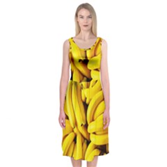 Banana Midi Sleeveless Dress