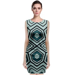 Abstract Pattern Geometric Backgrounds Classic Sleeveless Midi Dress by Eskimos