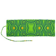 Abstract Pattern Geometric Backgrounds  Roll Up Canvas Pencil Holder (m) by Eskimos
