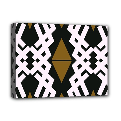 Abstract Pattern Geometric Backgrounds  Deluxe Canvas 16  X 12  (stretched)  by Eskimos