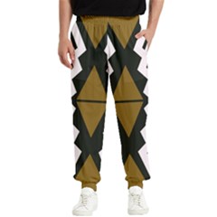 Abstract Pattern Geometric Backgrounds  Men s Elastic Waist Pants by Eskimos