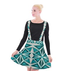 Abstract pattern geometric backgrounds  Suspender Skater Skirt