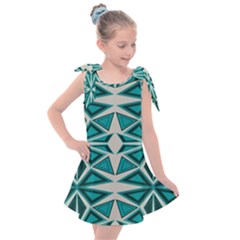 Abstract Pattern Geometric Backgrounds  Kids  Tie Up Tunic Dress