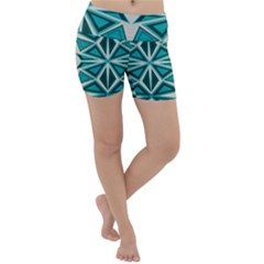 Abstract Pattern Geometric Backgrounds  Lightweight Velour Yoga Shorts by Eskimos