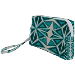 Abstract pattern geometric backgrounds  Wristlet Pouch Bag (Small)