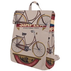 Simplex Bike 001 Design By Trijava Flap Top Backpack by nate14shop