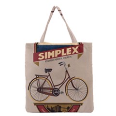 Simplex Bike 001 Design By Trijava Grocery Tote Bag by nate14shop