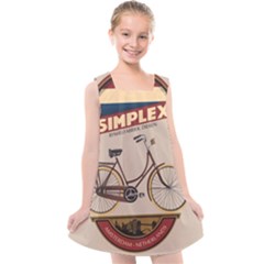 Simplex Bike 001 Design By Trijava Kids  Cross Back Dress by nate14shop