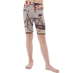 Simplex Bike 001 Design By Trijava Kids  Mid Length Swim Shorts by nate14shop