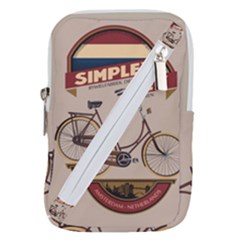 Simplex Bike 001 Design By Trijava Belt Pouch Bag (small) by nate14shop