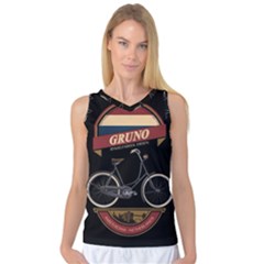 Gruno Bike 002 By Trijava Printing Women s Basketball Tank Top by nate14shop