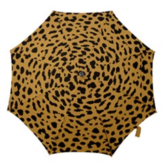 Animal Print - Leopard Jaguar Dots Hook Handle Umbrellas (large) by ConteMonfrey