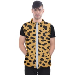 Animal Print - Leopard Jaguar Dots Men s Puffer Vest by ConteMonfrey