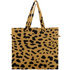 Animal Print - Leopard Jaguar Dots Canvas Travel Bag by ConteMonfrey